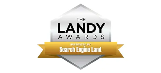 About Us: The Landy Awards Logo.